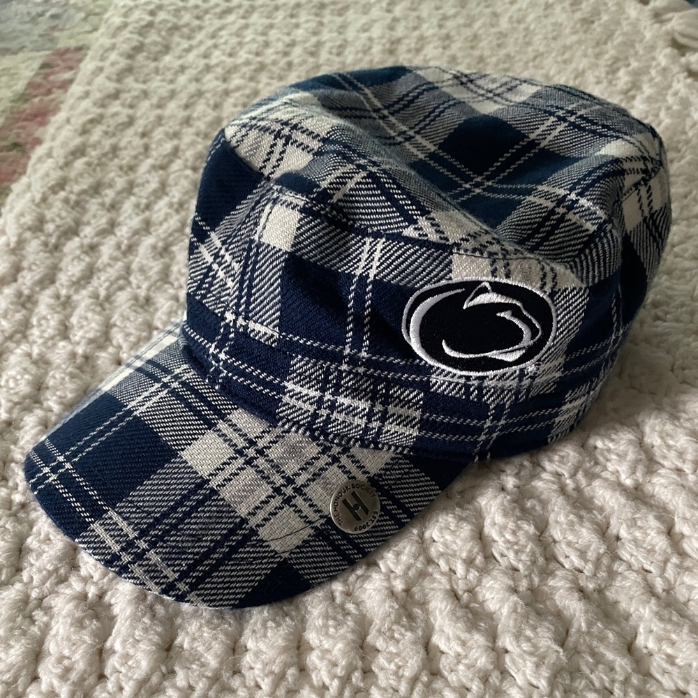 Penn State University The Honor Society Navy and White Checkered Cap